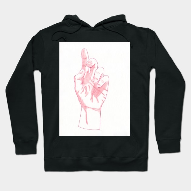 Hand Study III Hoodie by eerankin